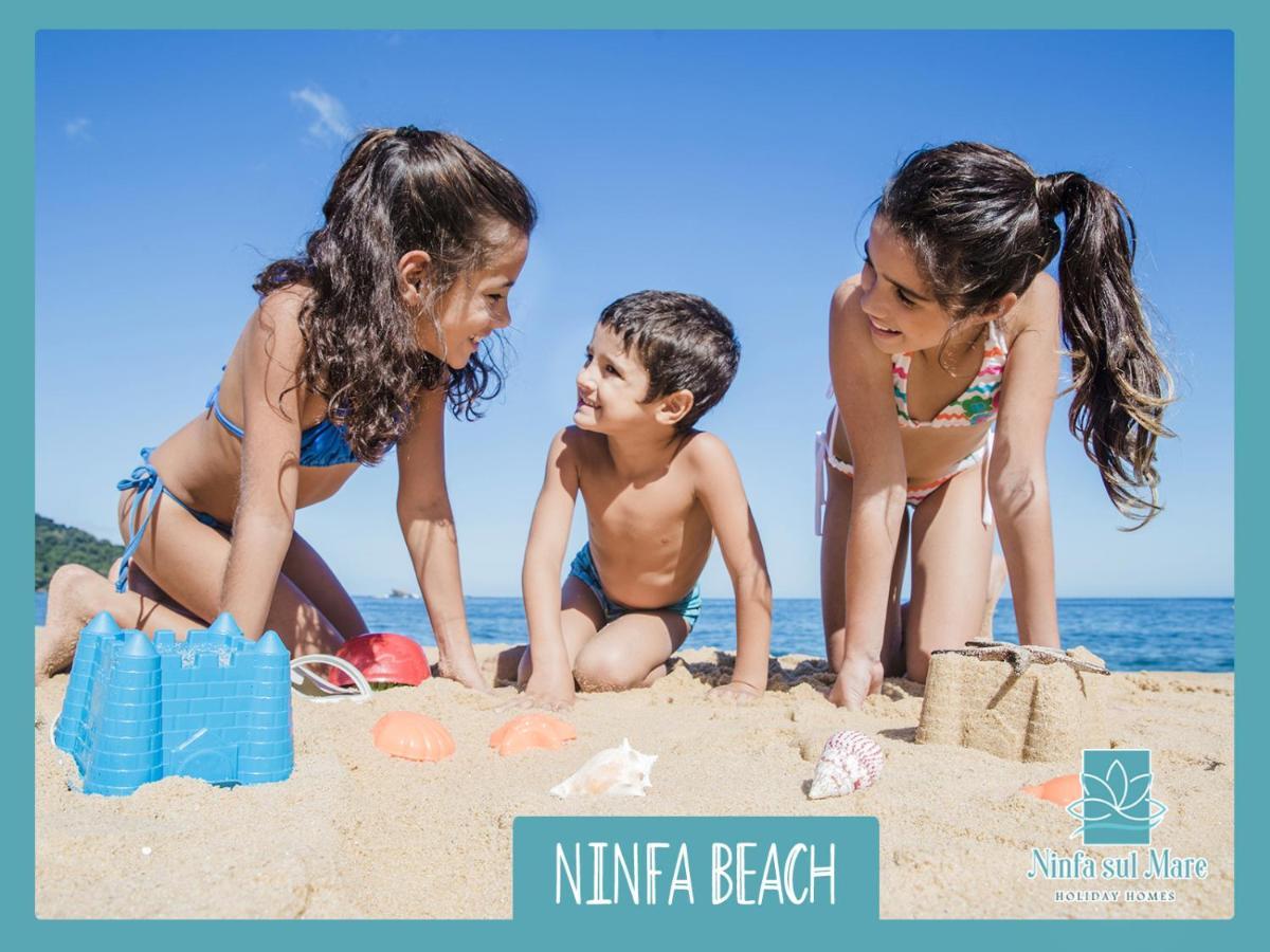 Ninfa Sul Mare Apartments 50 M E T R I Dal Mare Parcheggio Gratuito Custodito Капо-Ватикано Экстерьер фото