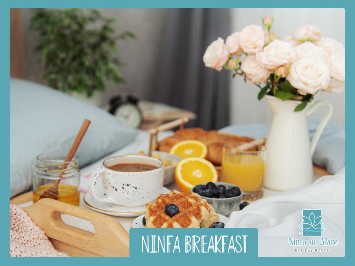 Ninfa Sul Mare Apartments 50 M E T R I Dal Mare Parcheggio Gratuito Custodito Капо-Ватикано Экстерьер фото