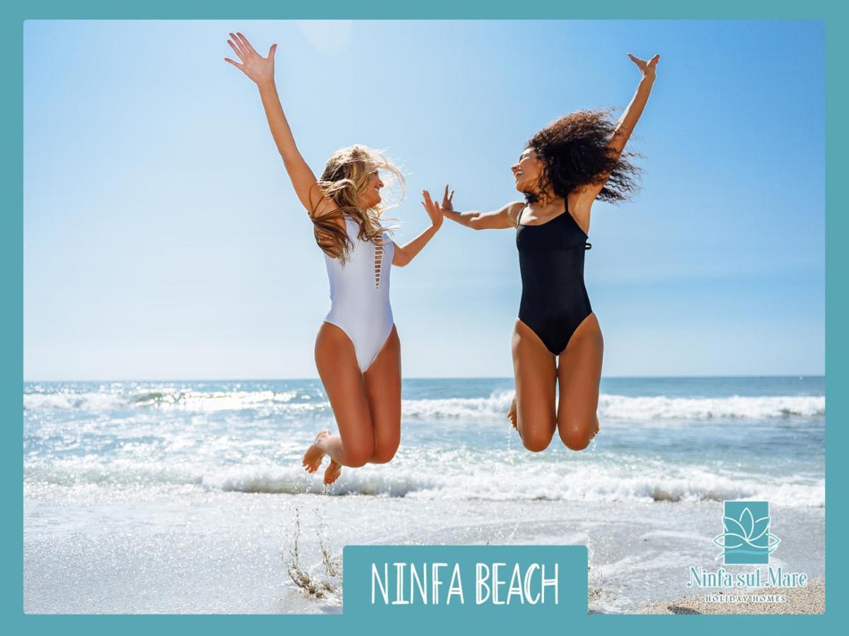 Ninfa Sul Mare Apartments 50 M E T R I Dal Mare Parcheggio Gratuito Custodito Капо-Ватикано Экстерьер фото
