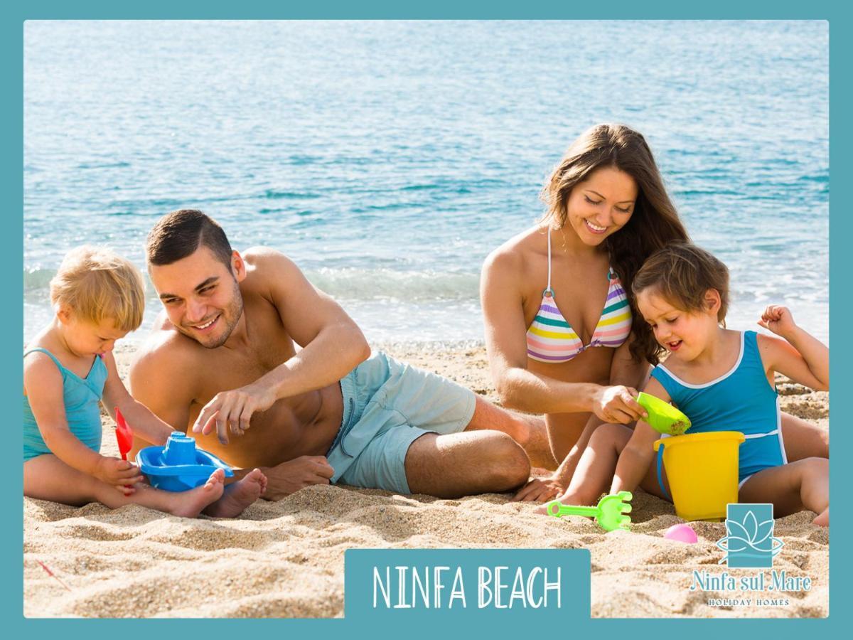 Ninfa Sul Mare Apartments 50 M E T R I Dal Mare Parcheggio Gratuito Custodito Капо-Ватикано Экстерьер фото
